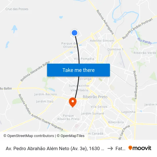 Av. Pedro Abrahão Além Neto (Av. 3e), 1630 Oposto to Fatec map