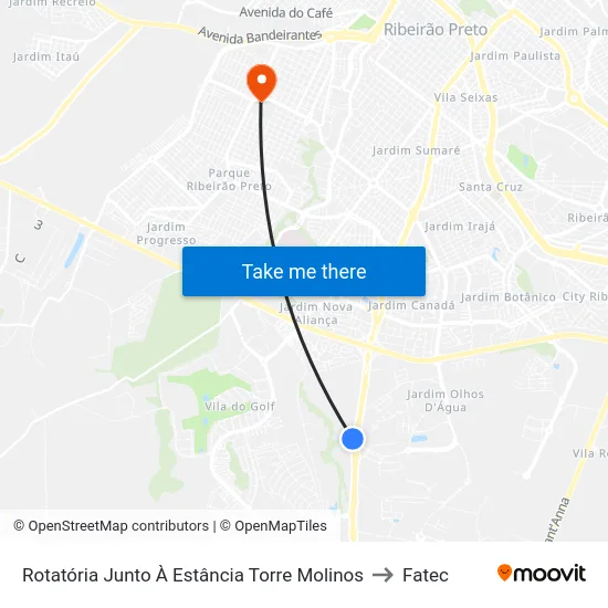 Rotatória Junto À Estância Torre Molinos to Fatec map