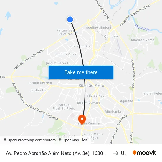 Av. Pedro Abrahão Além Neto (Av. 3e), 1630 Oposto to Unip map