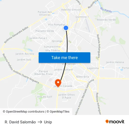 R. David Salomão to Unip map