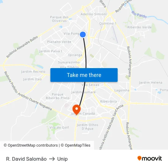 R. David Salomão to Unip map