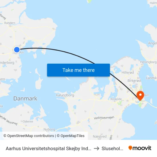 Aarhus Universitetshospital Skejby Indgang G to Sluseholmen map