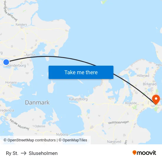 Ry St. to Sluseholmen map