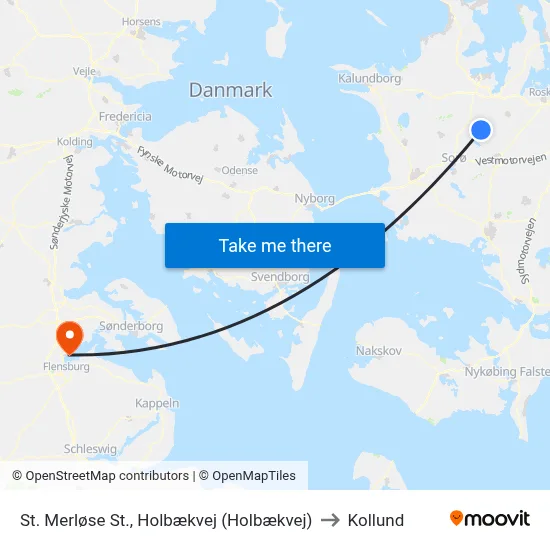 St. Merløse St., Holbækvej (Holbækvej) to Kollund map
