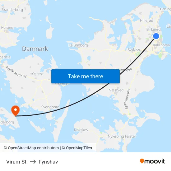 Virum St. to Fynshav map