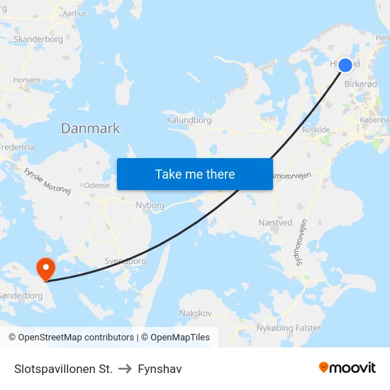 Slotspavillonen St. to Fynshav map