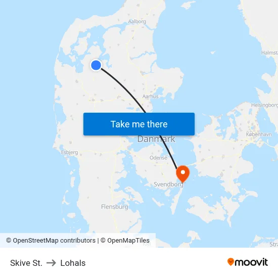 Skive St. to Lohals map