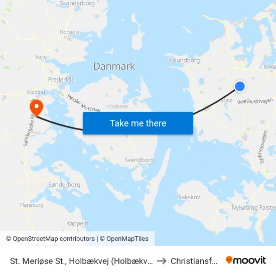 St. Merløse St., Holbækvej (Holbækvej) to Christiansfeld map