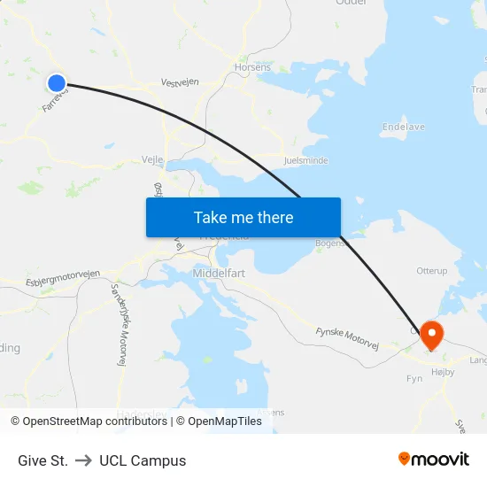 Give St. to UCL Campus map