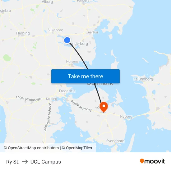 Ry St. to UCL Campus map
