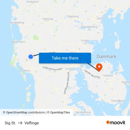 Sig St. to Veflinge map