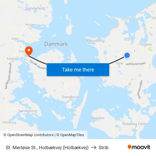St. Merløse St., Holbækvej (Holbækvej) to Strib map