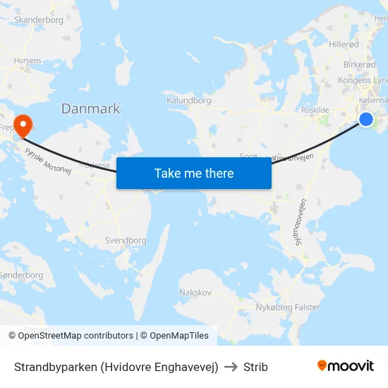 Strandbyparken (Hvidovre Enghavevej) to Strib map