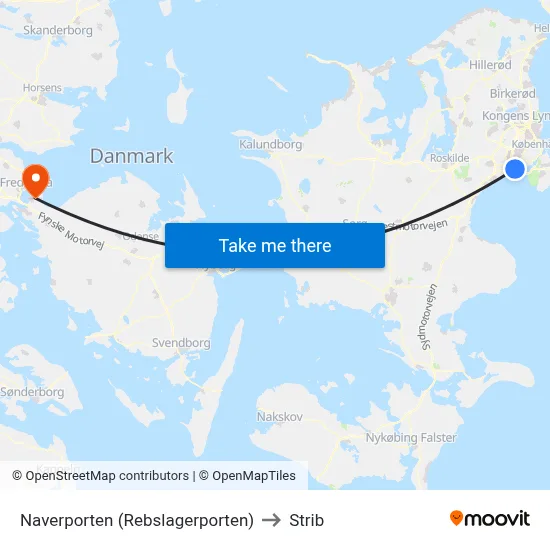 Naverporten (Rebslagerporten) to Strib map