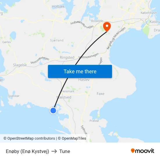 Enøby (Enø Kystvej) to Tune map