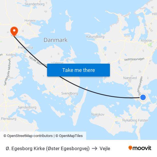 Ø. Egesborg Kirke (Øster Egesborgvej) to Vejle map