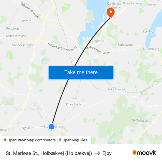 St. Merløse St., Holbækvej (Holbækvej) to Ejby map