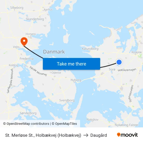 St. Merløse St., Holbækvej (Holbækvej) to Daugård map