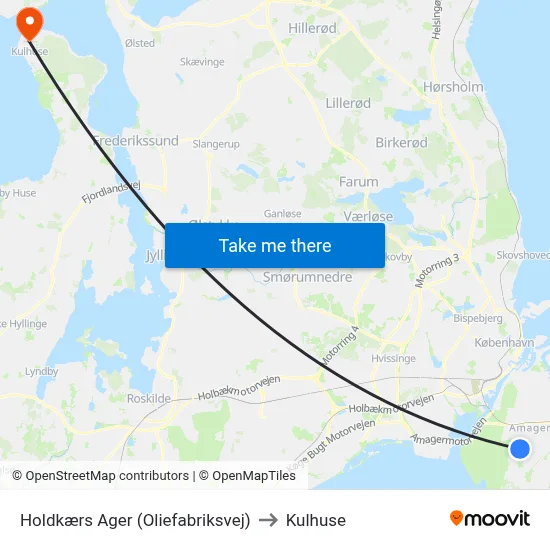 Holdkærs Ager (Oliefabriksvej) to Kulhuse map