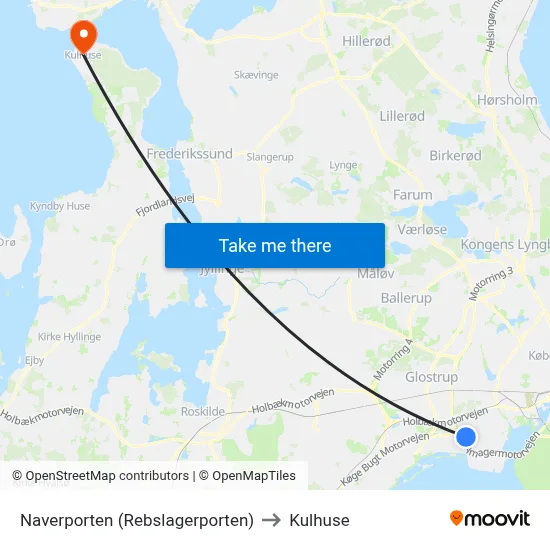 Naverporten (Rebslagerporten) to Kulhuse map