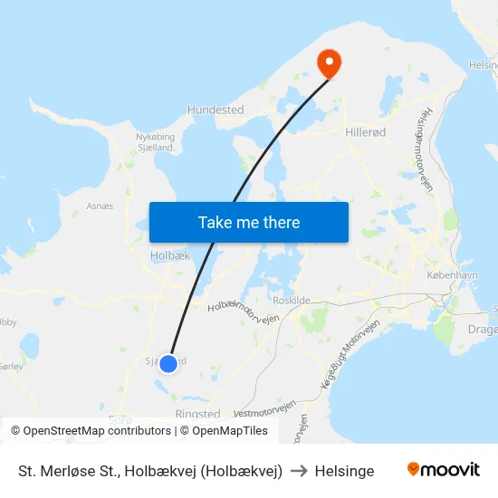 St. Merløse St., Holbækvej (Holbækvej) to Helsinge map