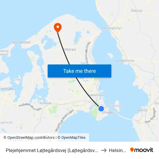 Plejehjemmet Løjtegårdsvej (Løjtegårdsvej) to Helsinge map