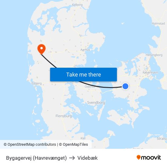 Bygagervej (Havrevænget) to Videbæk map