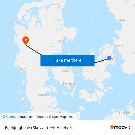 Egebjerghuse (Skovvej) to Videbæk map
