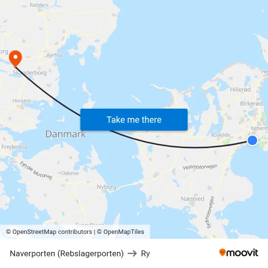 Naverporten (Rebslagerporten) to Ry map