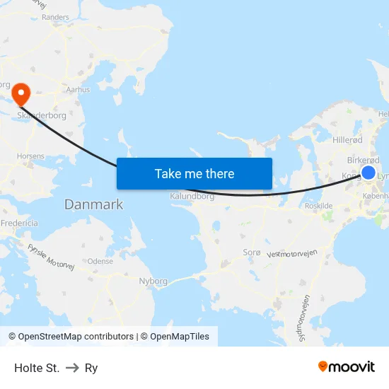 Holte St. to Ry map