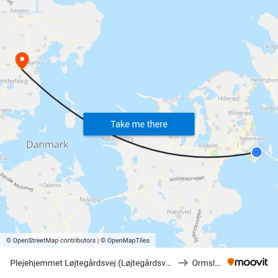 Plejehjemmet Løjtegårdsvej (Løjtegårdsvej) to Ormslev map