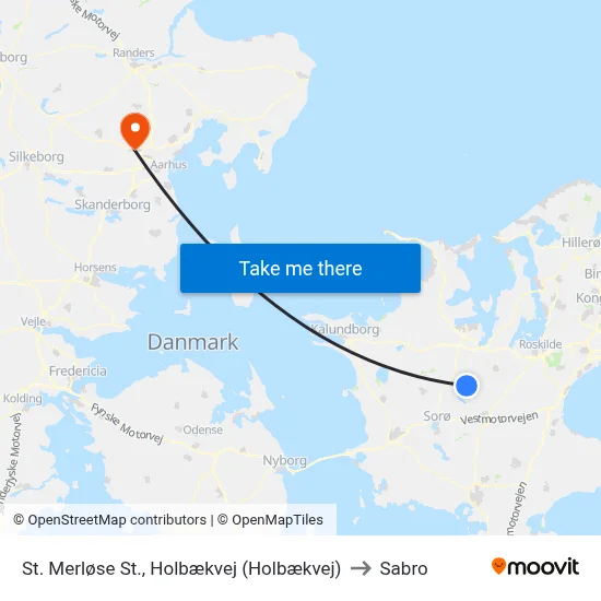 St. Merløse St., Holbækvej (Holbækvej) to Sabro map
