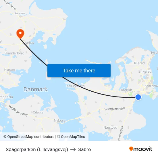 Søagerparken (Lillevangsvej) to Sabro map