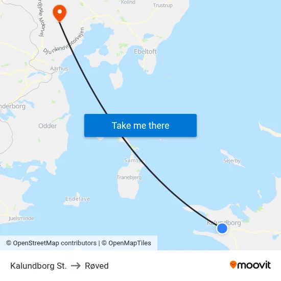 Kalundborg St. to Røved map