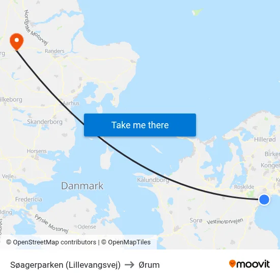 Søagerparken (Lillevangsvej) to Ørum map