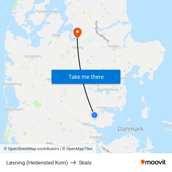 Løsning (Hedensted Kom) to Skals map