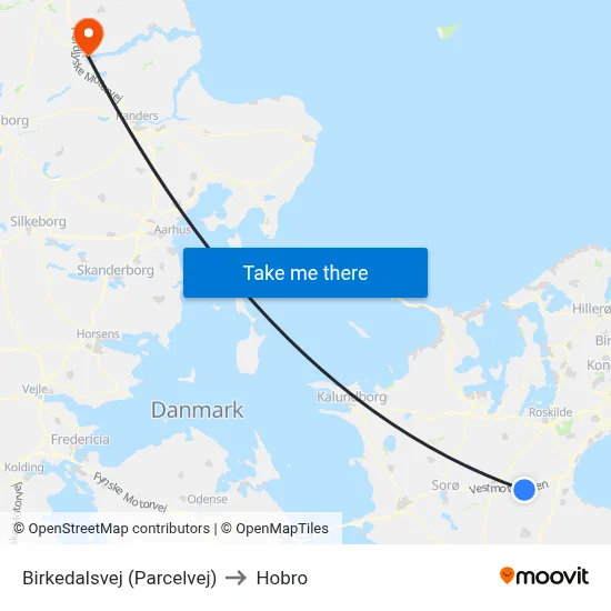 Birkedalsvej (Parcelvej) to Hobro map