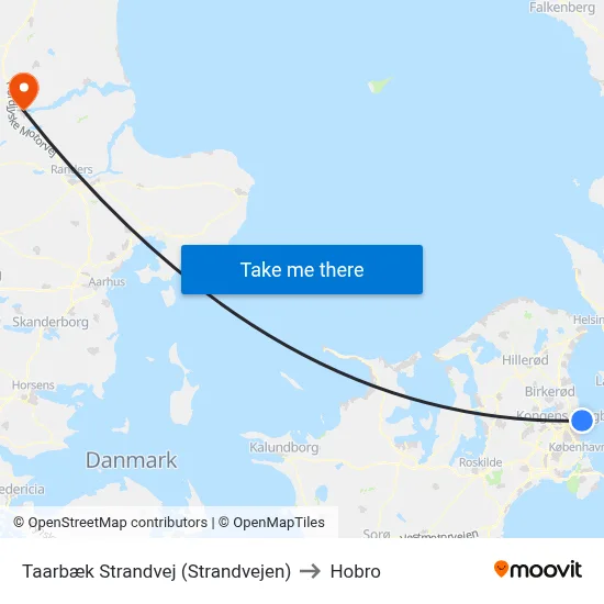 Taarbæk Strandvej (Strandvejen) to Hobro map