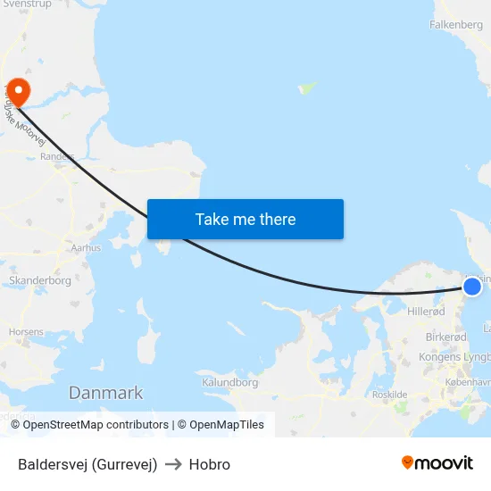 Baldersvej (Gurrevej) to Hobro map