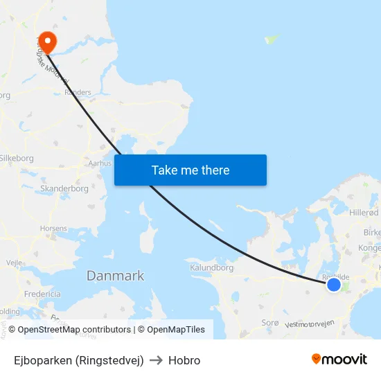 Ejboparken (Ringstedvej) to Hobro map