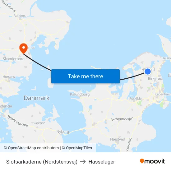 Slotsarkaderne (Nordstensvej) to Hasselager map