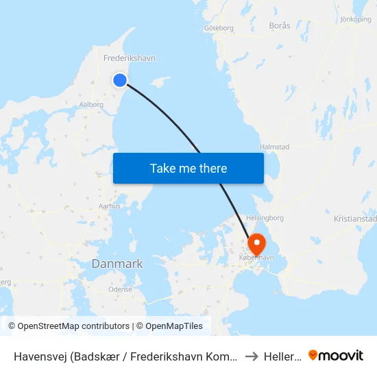 Havensvej (Badskær / Frederikshavn Kommune) to Hellerup map