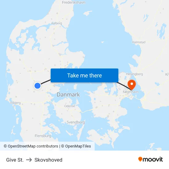 Give St. to Skovshoved map