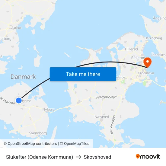 Slukefter (Odense Kommune) to Skovshoved map