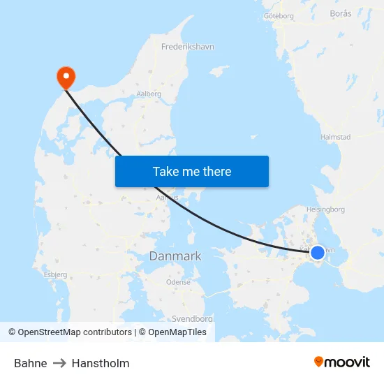 Norman Copenhagen to Hanstholm map