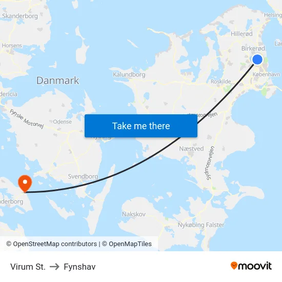 Virum St. to Fynshav map