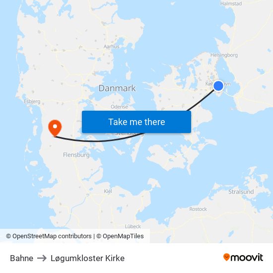 Norman Copenhagen to Løgumkloster Kirke map