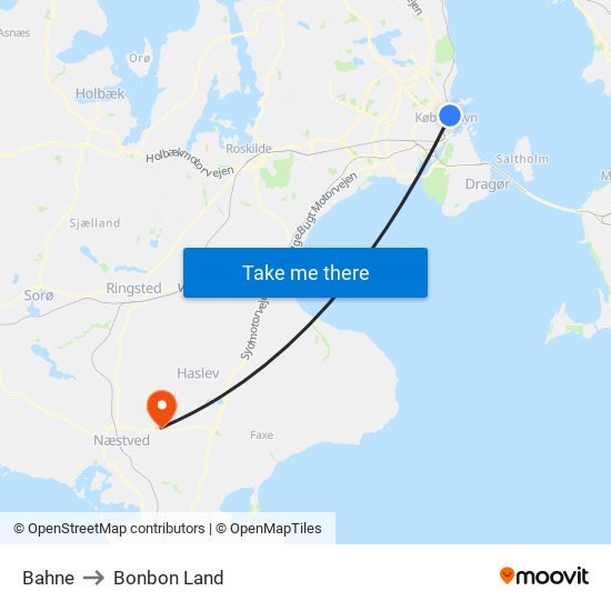 Norman Copenhagen to Bonbon Land map