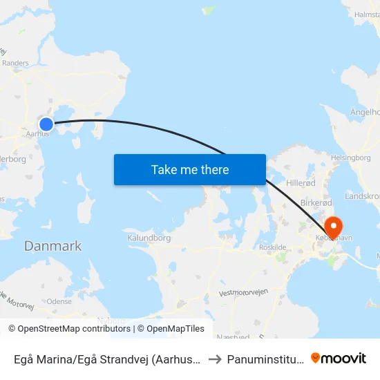 Egå Marina/Egå Strandvej (Aarhus Kom) to Panuminstituttet map