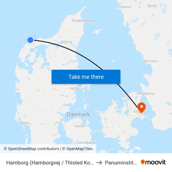 Hamborg (Hamborgvej / Thisted Kommune) to Panuminstituttet map